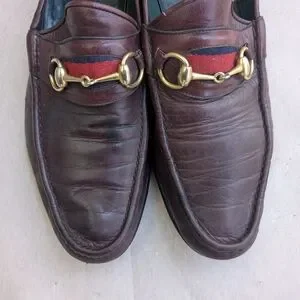 Vintage Gucci Horsebit Loafers Burgundy Red Men 11 $_12.JPG?set_id=880000500F main image 2